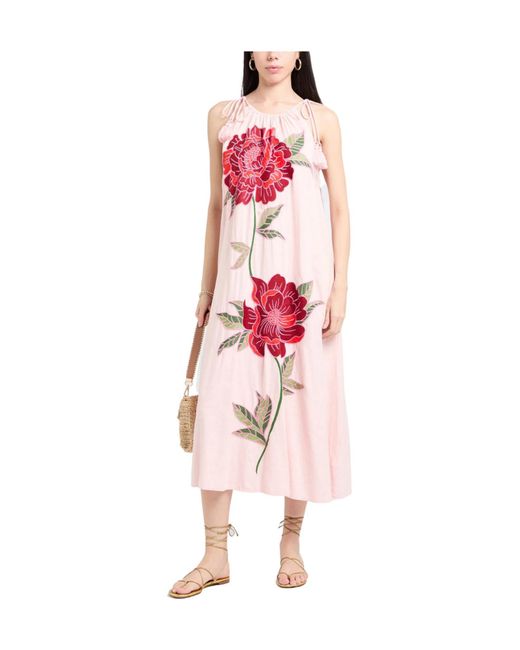 Farm Rio Pink Long Dresses
