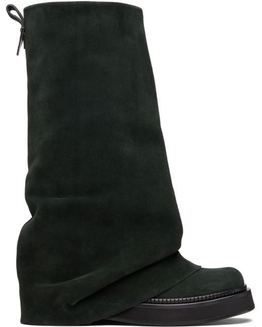 The Attico Black The Combat Boots