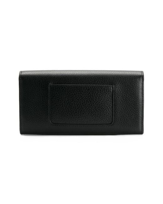 Mulberry Black Darley Small Twist-Lock Wallet