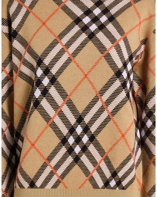Burberry Brown Classic Printed Knit Sweater