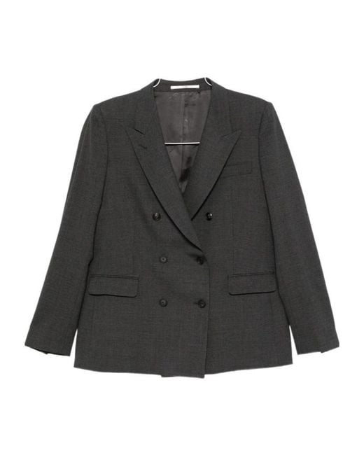 Tagliatore Black Long-Sleeve Suit Set