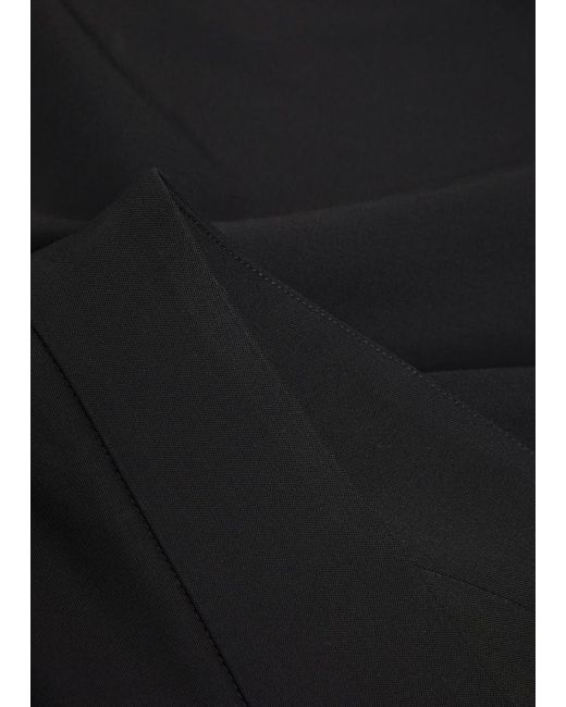 Rohe Black Asymmetric Off-The-Shoulder Top