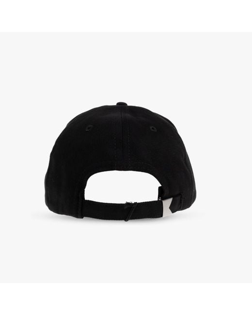 Rhude Black Logo-Embroidered Baseball Cap for men
