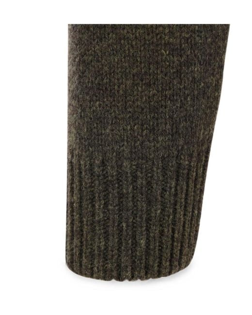 Jil Sander Green Crewneck Knitted Jumper for men
