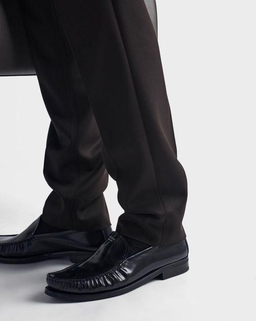 Prada Black Wool Pants for men