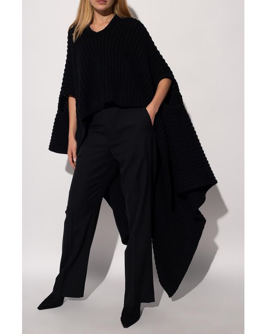 Ann Demeulemeester Black 'Kris' Cloak