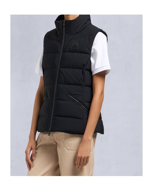 Moose Knuckles Black Nyluxe Koussi Vest