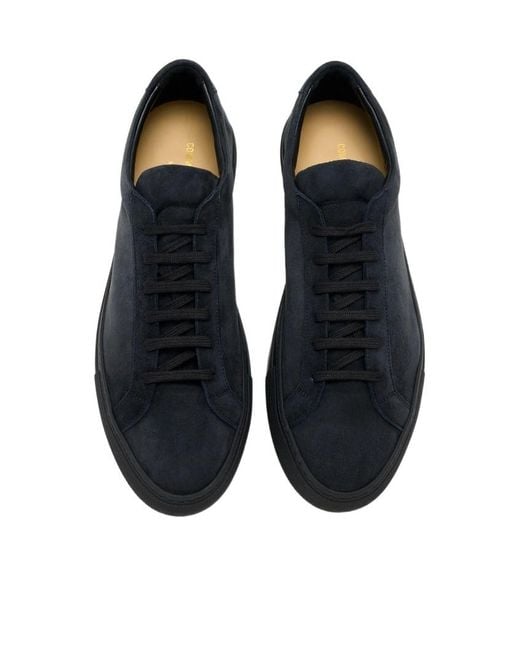 Common Projects Black Round-Toe Sneakers for men