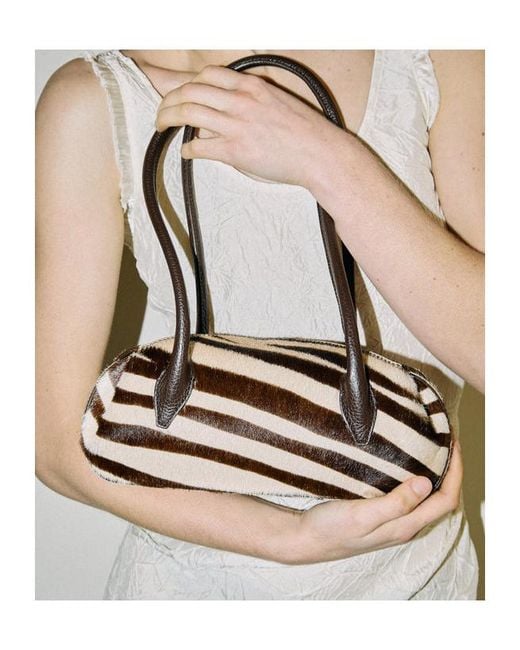 Yuzefi Metallic Oyster Mini Shoulder Bag