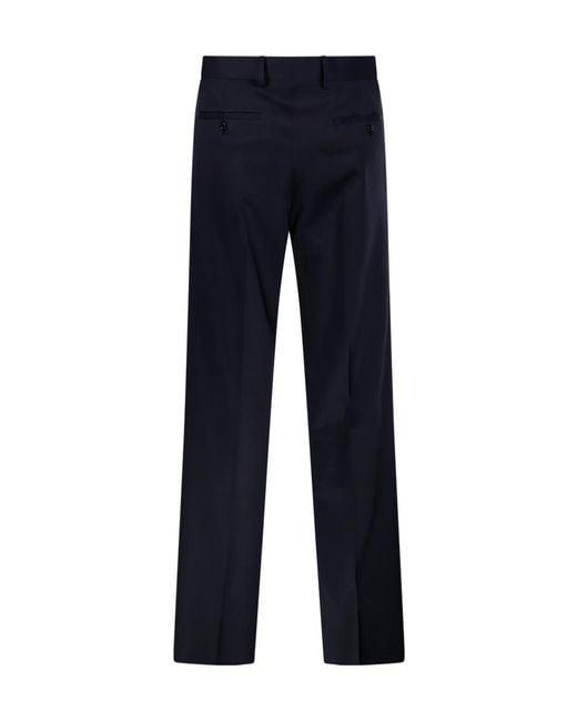 Lardini Blue Casual Trousers With Belt Loops for men