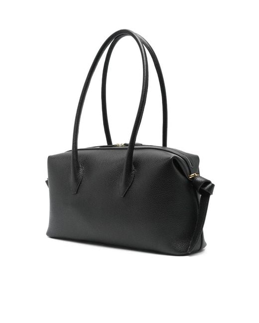 Yuzefi Black Double-Handled Handbag