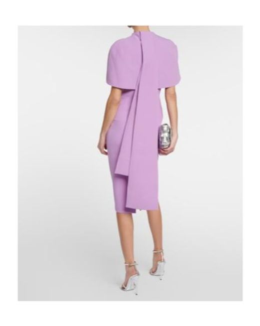 Safiyaa Purple Kalika Midi Dress