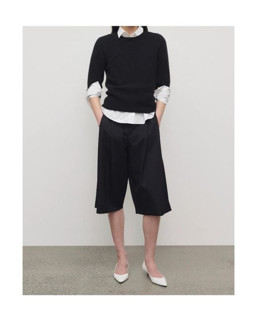 The Row Black Kalyan Shorts