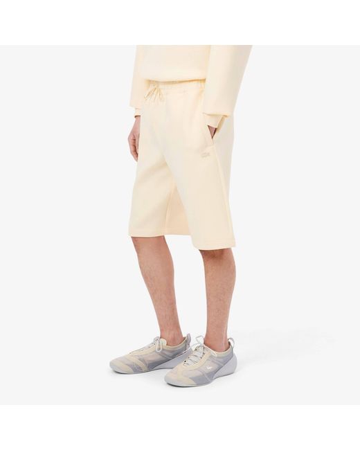 Lacoste Natural Drawstring Athletic Shorts for men