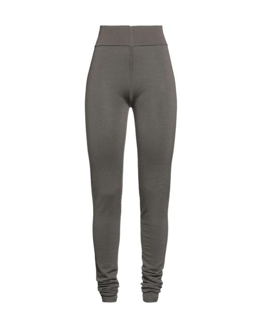 Rick Owens Gray Plain Colour Legging