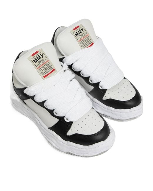 Maison Mihara Yasuhiro White Wayne Puffer Lace-Up Sneakers for men