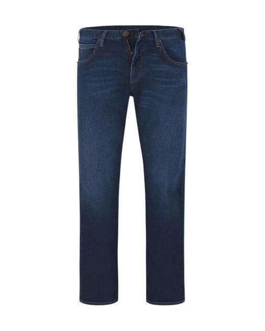 Emporio Armani Blue J45 Jeans for men