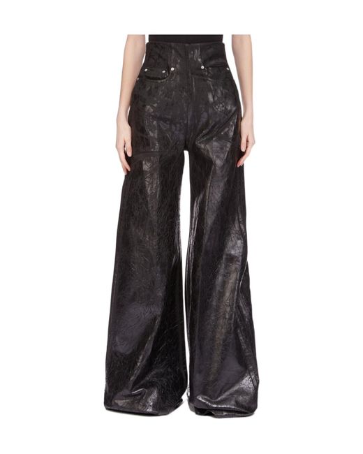 Rick Owens Black Dirt Cooper Trousers