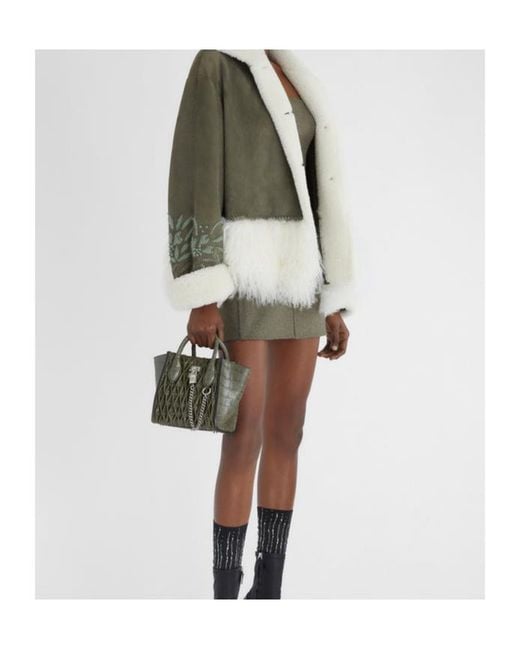 Ermanno Scervino Green Single-Breasted Jacket