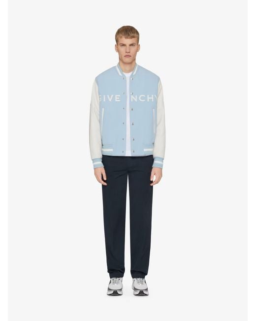 Givenchy Blue Belt-Loop Casual Pants for men