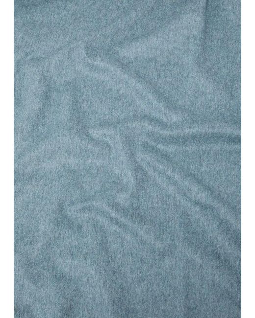 Loro Piana Blue Unito Blanket