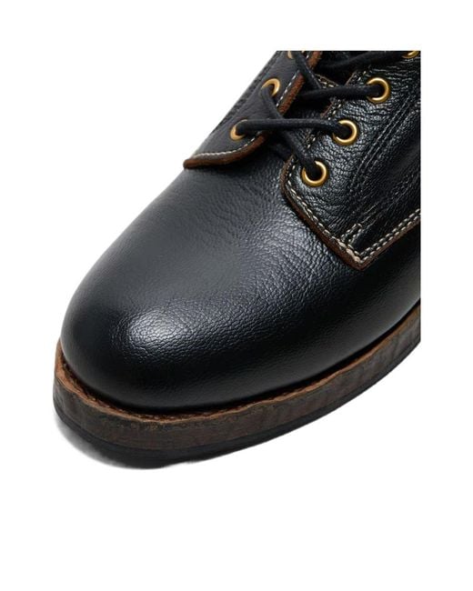Visvim Black Lace-Up Boots for men