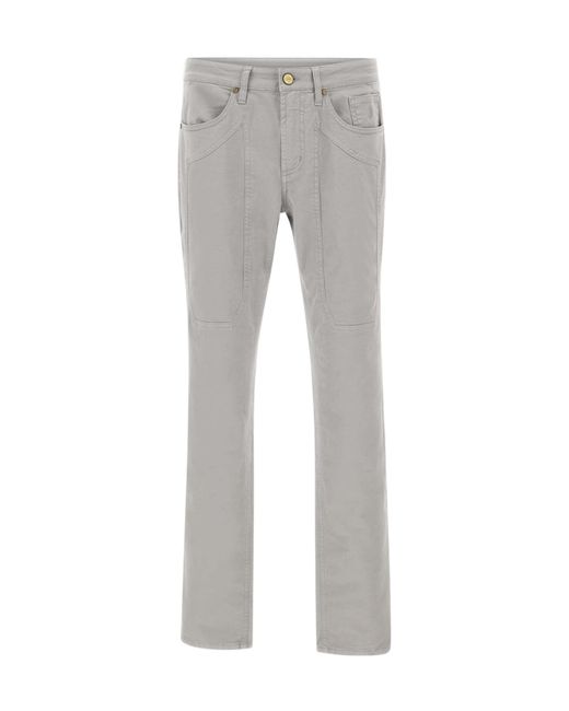 Jeckerson Gray John Slim-Fit Pants for men