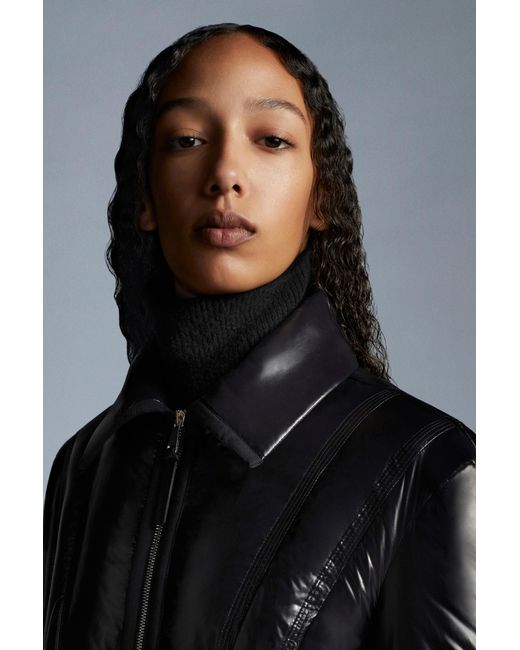 Moncler Black Long Down Jacket