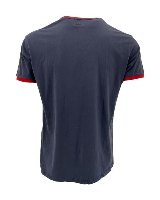 Armani Jeans Blue Item O-Neck Short-Sleeved T-Shirt for men