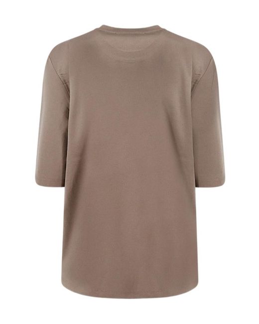 Rohe Brown Boxy Crew Neck T-Shirt