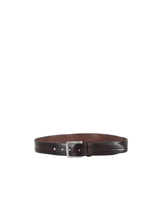 Orciani White Adjustable Buckle Belt for men