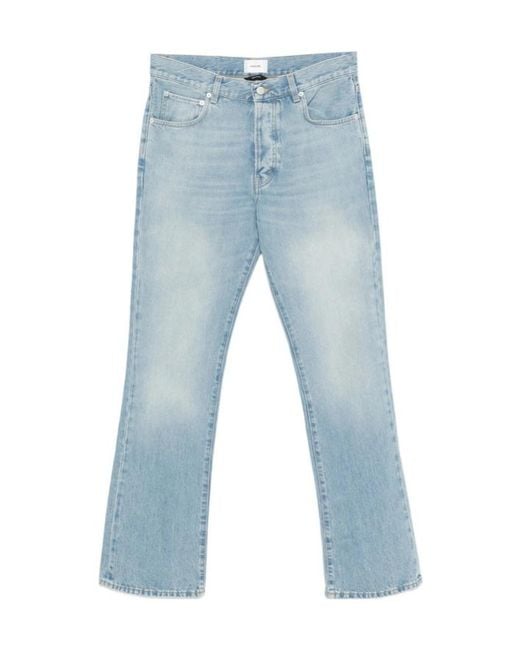 Haikure Blue Fergus Logo Patch Jeans for men