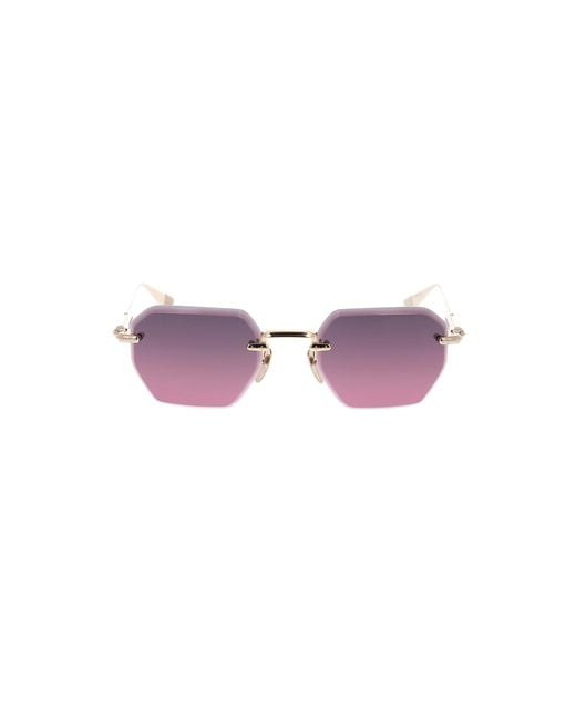 Chrome Hearts Purple Frameless Sunglasses for men