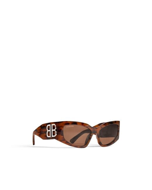 Balenciaga Brown Eyewear Bossy Cat-Eye Sunglasses
