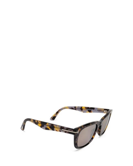 Tom Ford Gray Eyewear Square-Frame Sunglasses for men