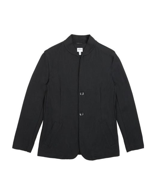 Armani Collezioni Black Logo Suit Jacket for men