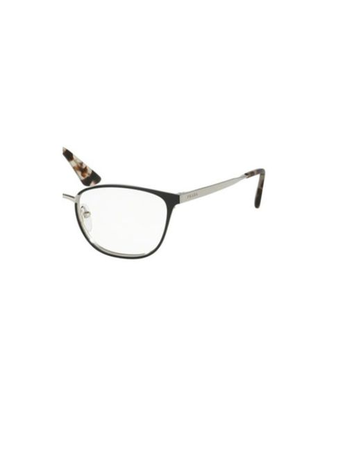 Prada White Logo Flat Mirror