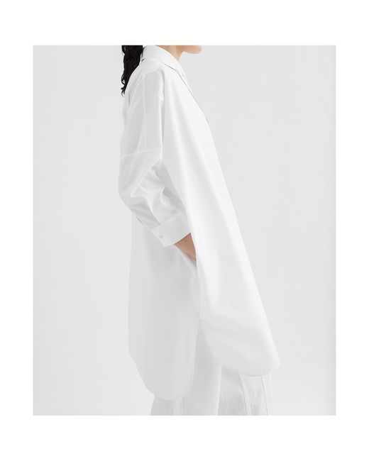 Jil Sander White Sunday Poplin Shirt