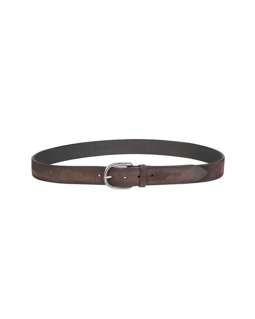 Orciani Multicolor Textured-Buckle Belt for men