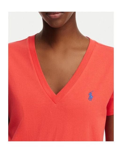 Polo Ralph Lauren Logo-Embroidered V-Neck T-Shirt