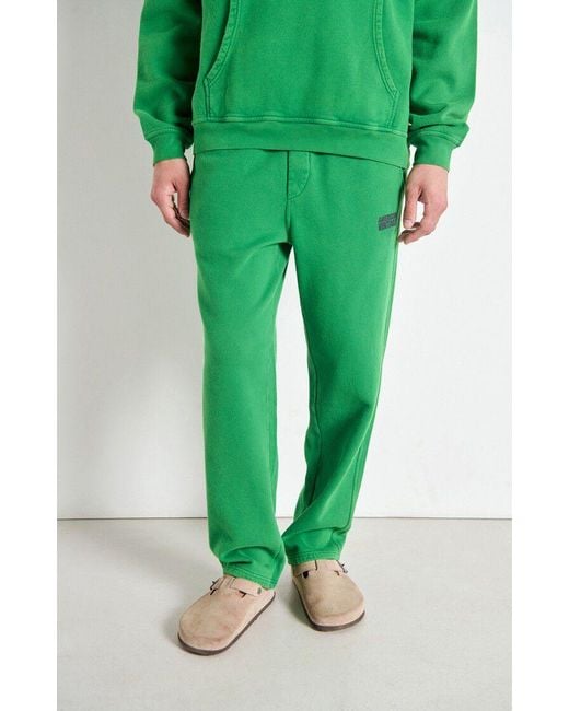 American Vintage Green Relaxed Sweatpants for men