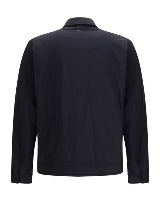 Herno Blue Globe Lab Padded Shacket Jacket for men