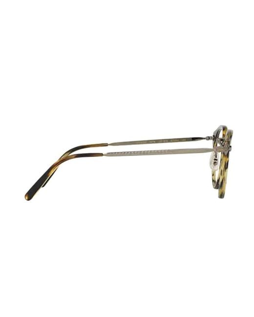 Oliver Peoples White Op-505 Round Frame Glasses for men