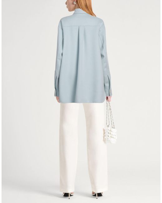 Marni Blue Long Sleeves Overshirt