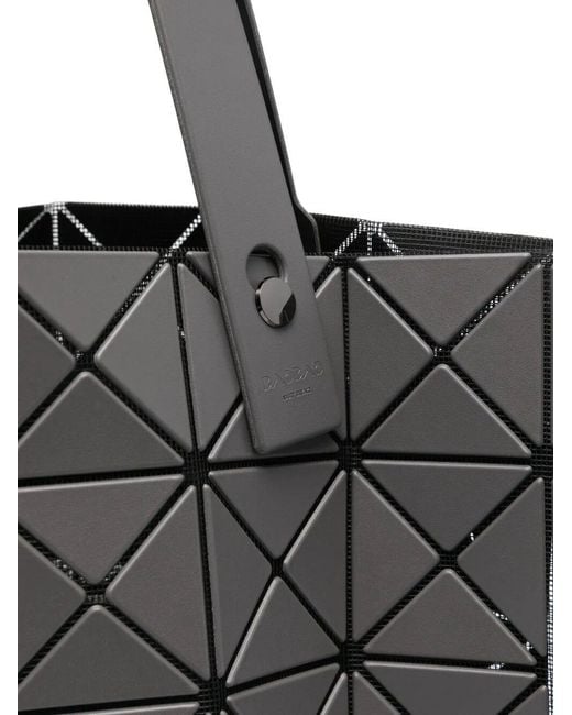 Issey Miyake Gray Geometric Tote Bag