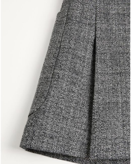 Valentino Gray Single-Breasted Mouliné Wool Jacket for men