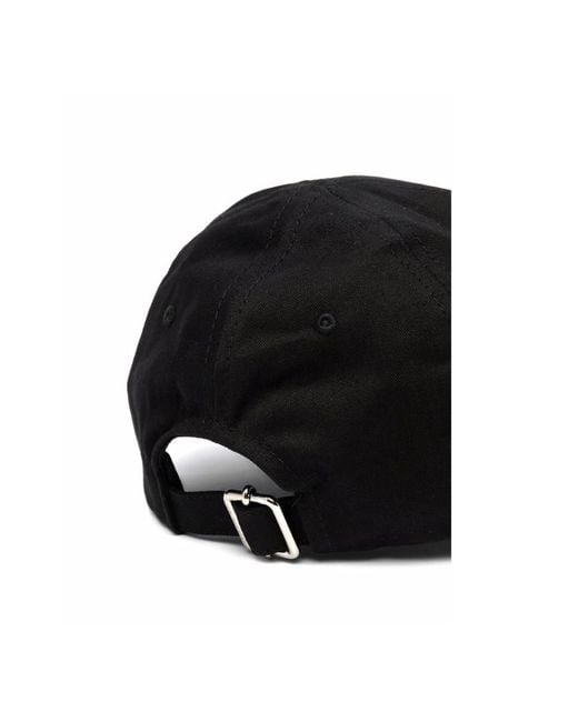 Off-White c/o Virgil Abloh Black Embroidered Logo Baseball Cap for men