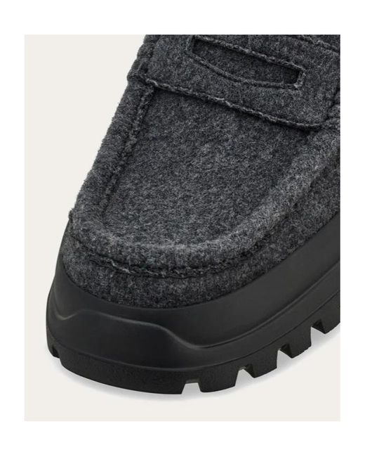 Ferragamo Black Penny-Loafer for men