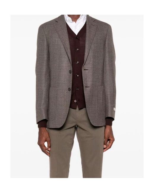 Canali Brown Kei Jacket for men