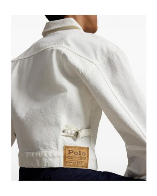 Polo Ralph Lauren White Buttoned Jacket